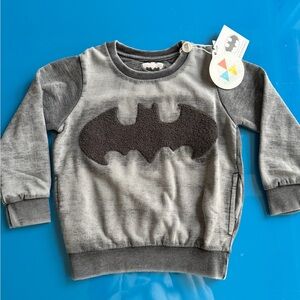 Eleven Paris Dark Gray Batman Logo Tee